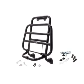   Csomagtartó OEM elülső, összecsukható fekete Vespa GT, GTV, GTS modellekhez