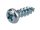 Lemezcsavar OEM keresztmélyedés ezüst 4,0x13mm