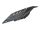 OEM fekete baloldali burkolat - Aprilia RX, SX 06-