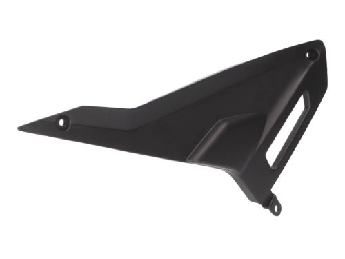 OEM fekete baloldali első burkolat - Aprilia RX, SX, Derbi Senda, Gilera RCR, SMT 50 Euro4 2018-
