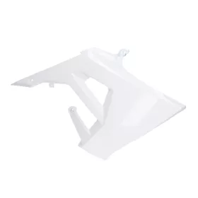   OEM fehér jobboldali üzemanyagtartály borítás - Derbi Senda R 50, Senda SM 50 X-Treme Euro4 2018-