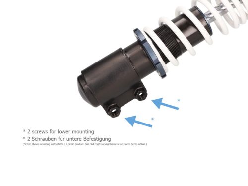 OEM ezüst első lengéscsillapító (teleszkóp) - Vespa GT, GTS, GTV