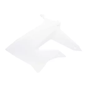   OEM fehér baloldali üzemanyagtartály borítás - Derbi Senda 2011-, Gilera RCR, SMT 2011-