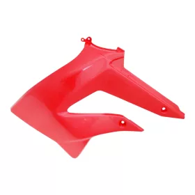   OEM piros baloldali üzemanyagtartály borítás - Derbi Senda 2011-, Gilera RCR, SMT 2011-