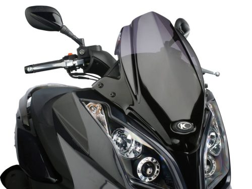 Robogó szélvédő Puig V-Tech Sport sötét füst - Kymco Downtown 125i, 300i ABS 09-14