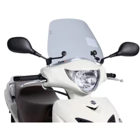   Robogó szélvédő Puig Trafic füst - Suzuki Sixteen 125, 150 (08-14)