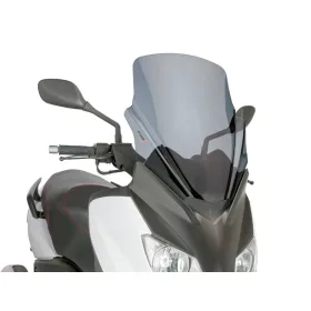   Robogó szélvédő Puig V-Tech Touring sötét füst - Yamaha X-Max 125 YP125R 10-14