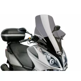   Robogó szélvédő Puig V-Tech Touring sötét füst - Kymco Downtown 125i, 300i ABS 09-14