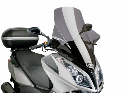 Robogó szélvédő Puig V-Tech Touring sötét füst - Kymco Downtown 125i, 300i ABS 09-14