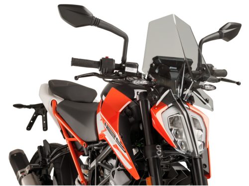 Szélvédő Puig New Generation Sport sötétített KTM Duke 125, 200, 390 17-hez