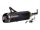 Kipufogó Akrapovic Slip-On Line SS fekete a Vespa GTS, GTV 125, 250, 300 E3, E4 modellekhez