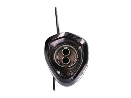 Kipufogó Akrapovic Slip-On Line SS fekete a Vespa GTS, GTV 125, 250, 300 E3, E4 modellekhez
