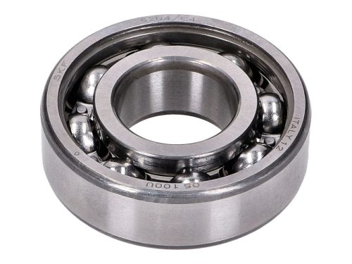 SKF 6204 20x47x14 golyóscsapágy fém ketrec -C4-