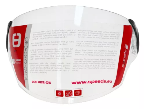 visor clear for helmet Speeds Jet City Size L-XXL