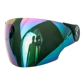  rainbow colors visor for helmet coated Speeds Jet City Size XS-M