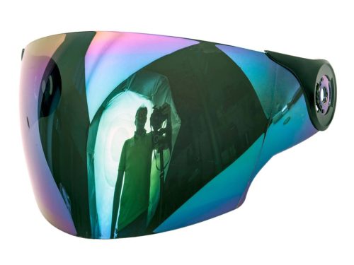 rainbow colors visor for helmet coated Speeds Jet City Size XS-M