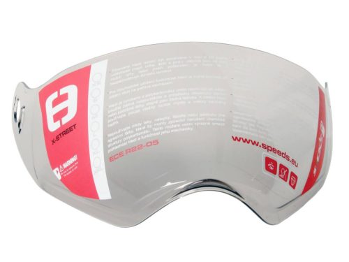 visor slightly tinted for helmet Speeds Cross X-Street