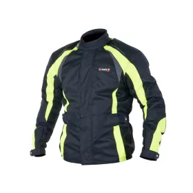 Motoros kabát Speeds Drive fekete neon színű XXXL