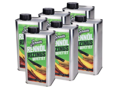 2 ütemű motorolaj / vegyes olaj Schmitt Racing Oil Castor Sixpack 6x1Litre
