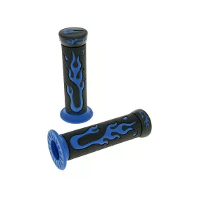 TNT láng mintás gumi kormánymarkolat szett - fekete, kék