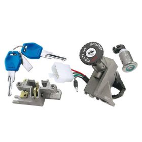   Zár szett / gyújtáskapcsoló - Kymco Agility 50 4T / 4 ütemű Basic, egy, 125 egy, MMC