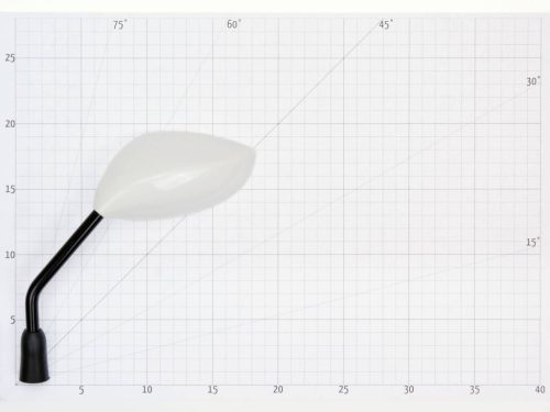 Tükör Sport jobb, M8 / M10 ovális fehér - univerzális