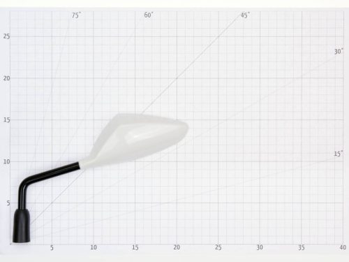 Tükör Sport bal oldalsó M8 / M10 menetes (adapter) háromszög fehér