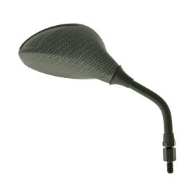 Tükör flash karbon kinézetű jobb, M8 rövid menetes