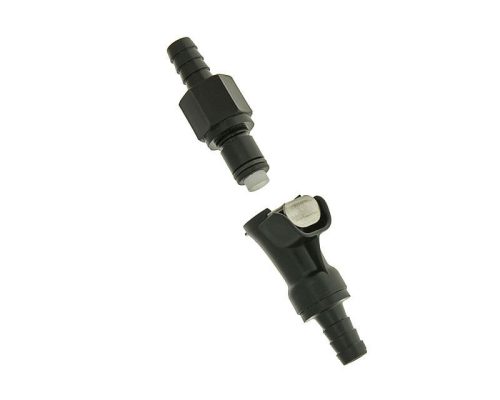 Üzemanyagcső csatlakozás fekete 8mm