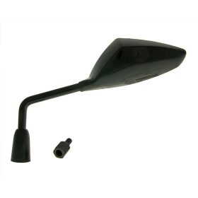   Tükör Sport bal oldalsó M8 / M10 menetes (adapter) háromszög fekete