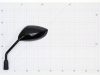 Tükör Sport jobb, M8 / M10 bal- / jobb kezes menetes (adapterek), ovális fekete - univerzális