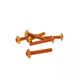   Imbuszfejű eloxált alumínium burkolat csavar szett (6 db) - M5x30, narancssárga