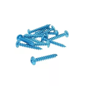   Eloxált alumínium burkolat csavar szett (12 db) - M5x30, kék