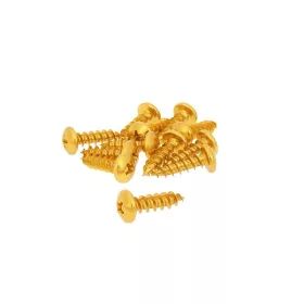   Eloxált alumínium burkolat csavar szett (12 db) - M6x20, arany