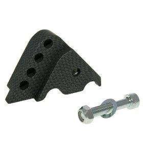   Lengéscsillapító emelő CNC 4 lyukú állítható felszerelés - karbon kinézetű - Minarelli fekvőhengeres