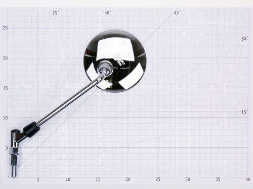 Tükör kerek alak bal / jobb M10 króm