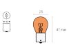 Index / irányjelző izzó narancssárga PY21W BAU15s 12V 21W