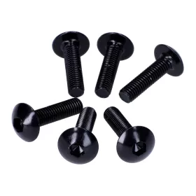 Csavarkészlet 6 db burkolat fekete - M5x20