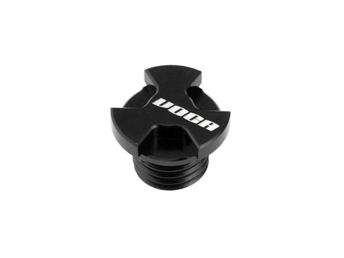 VOCA CNC fekete olajszűrő csavar - Minarelli AM, Generic, KSR-Moto, Keeway, Motobi, Ride, 1E40MA, 1E40MB