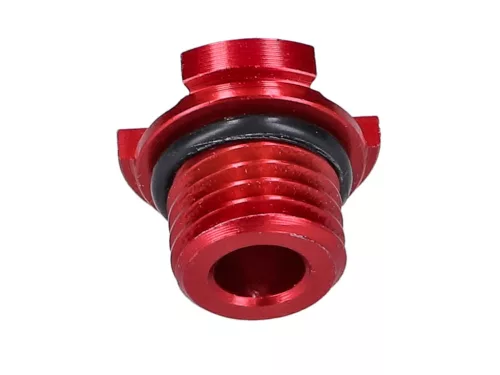 Olajbetöltő dugó VOCA CNC piros Minarelli AM, Generic, KSR-Moto, Keeway, Motobi, Ride, 1E40MA, 1E40MB, 1E40MA, 1E40MB