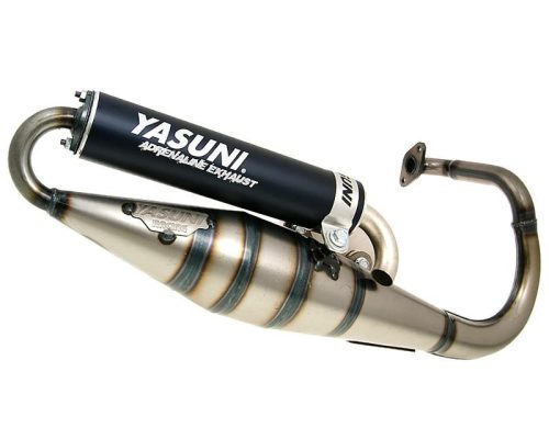 Yasuni Scooter Z fekete kipufogó - Peugeot (állóhengeres)