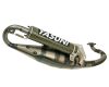 Yasuni Scooter R sárga karbon kipufogó - Peugeot (fekvőhengeres), Derbi