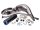 Kipufogó Yasuni Cross ML MAX PRO kék Beta RR, Aprilia RX, SX, Derbi Senda, Motorhispania Furia, Rieju 50 MRT, Pro, SM, Yamaha DT 50, Sherco SM Minarelli AM6, Yamaha DT 50, Sherco SM