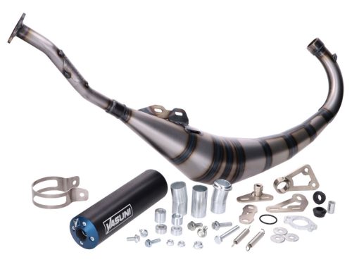 Kipufogó Yasuni R2 MAX PRO kék Aprilia RS 50, Yamaha MBK TZR 50, Rieju RS2, RS3 Naked, Pro Minarelli AM6, RS2, RS3 Naked, Pro Minarelli AM6