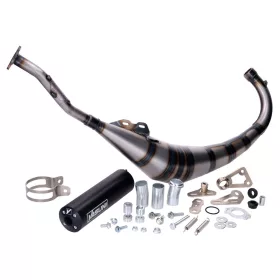   Kipufogó Yasuni R2 MAX PRO fekete Aprilia RS 50, Yamaha MBK TZR 50, Rieju RS2, RS3 Naked, Pro Minarelli AM6, RS2, RS3 Naked, Yasuni R2 MAX PRO fekete