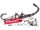 Kipufogó Yasuni Carrera 10 piros Piaggio NRG, Zip, Typhoon, Gilera Runner 50, Stalker 50, Aprilia SR, Gilera Runner 50, Stalker 50, Aprilia SR
